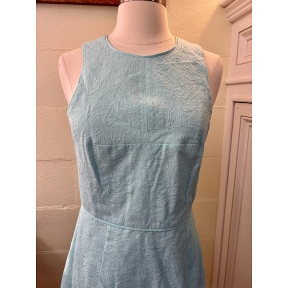 NWT J Crew Sheath Dress Sea Foam/Tiffany Blue Size 2 - Picture 3 of 9